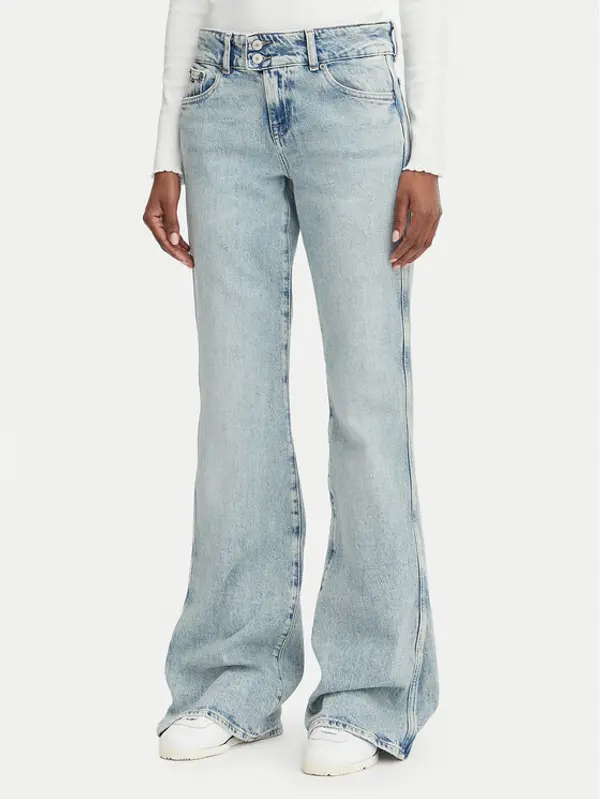 Tommy Jeans Tommy Jeans Traperice Sia DW0DW23091 Svijetlo plava Bootcut Fit