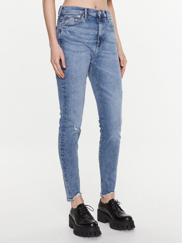 Tommy Jeans Tommy Jeans Traperice Silvia DW0DW15525 Plava Skinny Fit