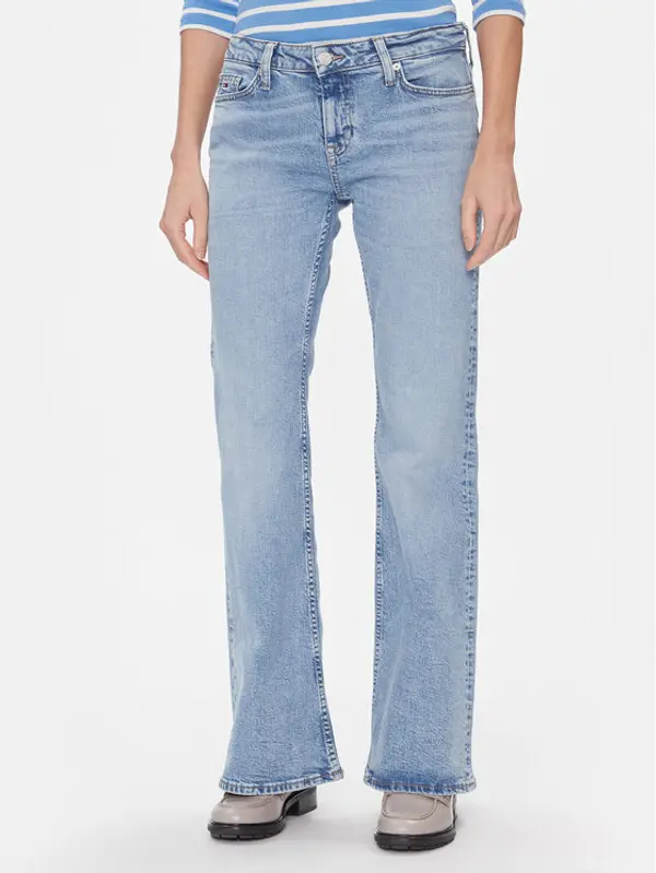 Tommy Jeans Tommy Jeans Traperice Sophie DW0DW17200 Plava Flare Fit