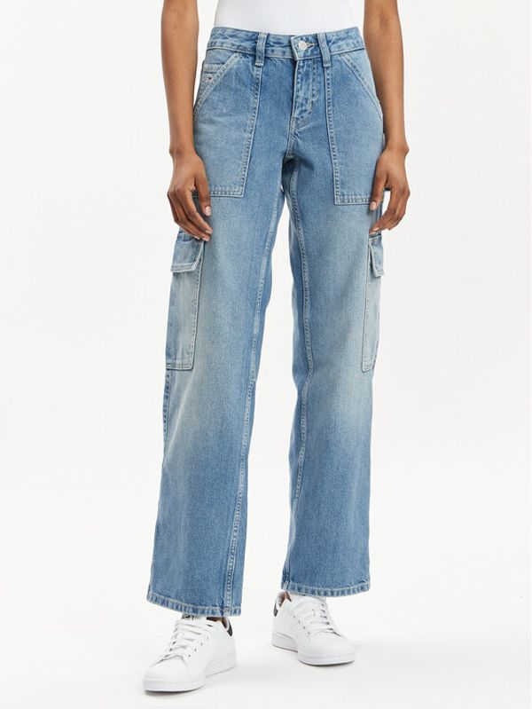 Tommy Jeans Tommy Jeans Traperice Sophie DW0DW17553 Plava Straight Fit