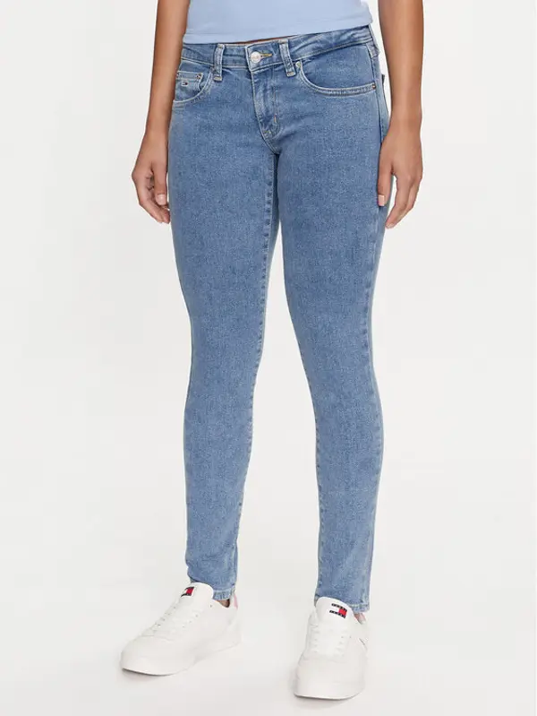 Tommy Jeans Tommy Jeans Traperice Sophie DW0DW18237 Plava Skinny Fit