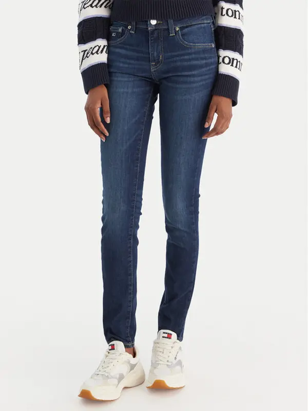 Tommy Jeans Tommy Jeans Traperice Sophie DW0DW19274 Plava Skinny Fit