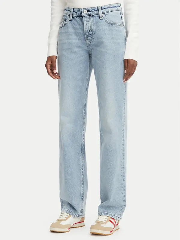 Tommy Jeans Tommy Jeans Traperice Sophie DW0DW23582 Svijetlo plava Straight Fit