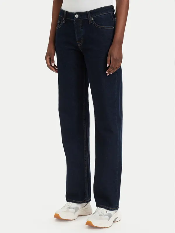 Tommy Jeans Tommy Jeans Traperice Sophie DW0DW23584 Tamnoplava Straight Fit