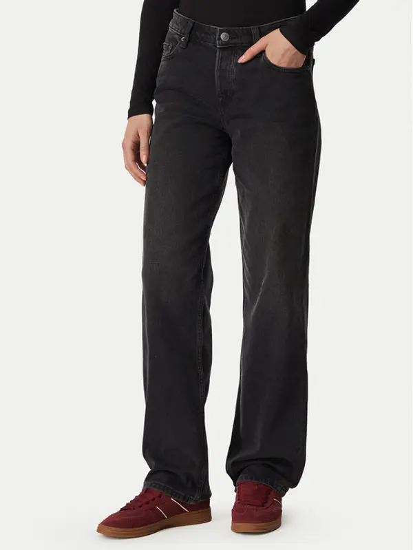Tommy Jeans Tommy Jeans Traperice Sophie DW0DW23586 Crna Straight Fit
