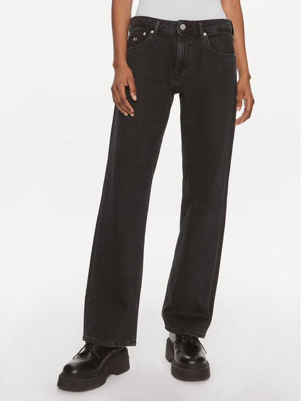 Tommy Jeans Tommy Jeans Traperice Sophie Lw Str Cg4181 DW0DW17180 Crna Straight Fit