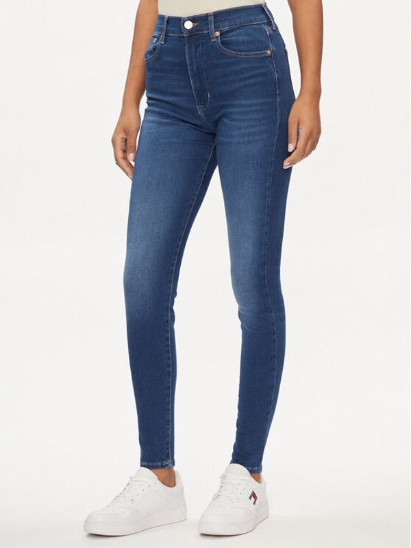 Tommy Jeans Tommy Jeans Traperice Sylvia DW0DW17592 Tamnoplava Skinny Fit