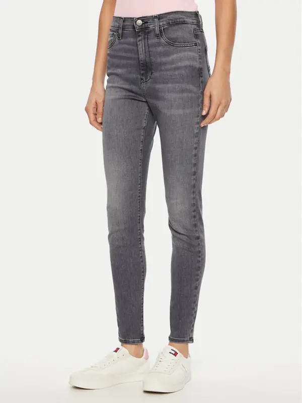 Tommy Jeans Tommy Jeans Traperice Sylvia DW0DW19590 Siva Skinny Fit
