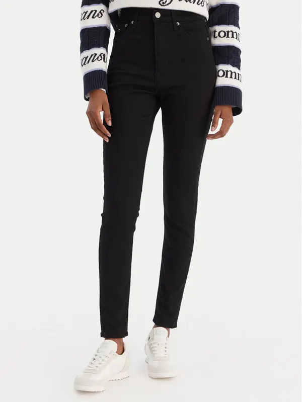 Tommy Jeans Tommy Jeans Traperice Sylvia DW0DW19936 Plava Skinny Fit
