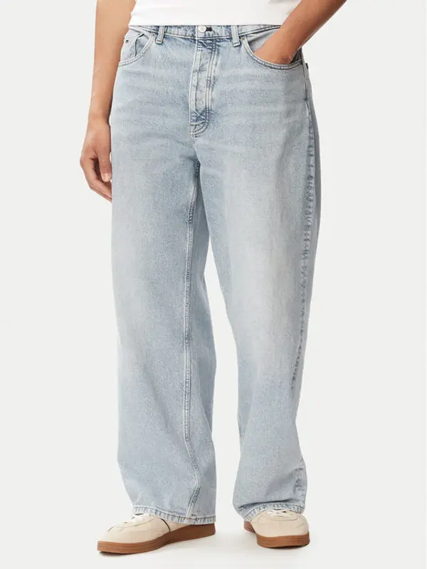 Tommy Jeans Tommy Jeans Traperice Theo Baggy DM0DM23739 Svijetlo plava Loose Fit
