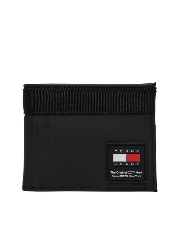Tommy Jeans Tommy Jeans Veliki muški novčanik Tjm Daily + Cc Wallet AM0AM12081 Crna