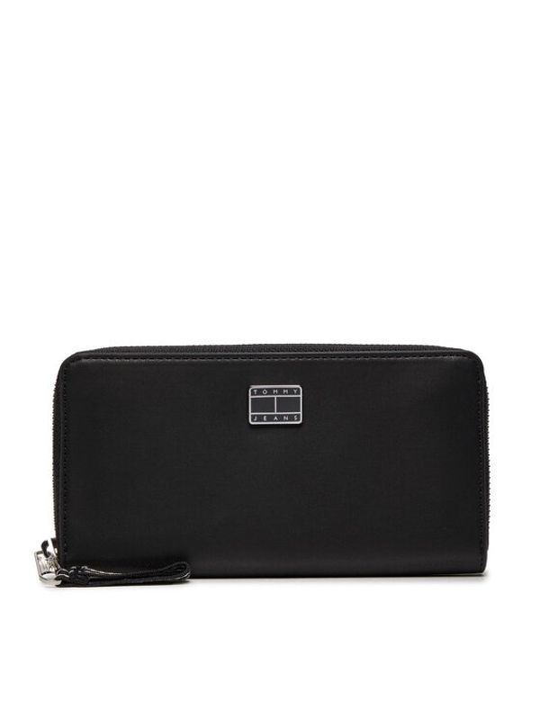 Tommy Jeans Tommy Jeans Veliki ženski novčanik Tjw City-Wide Large Za AW0AW15941 Crna