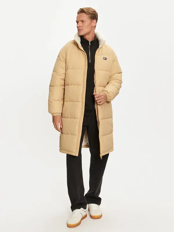 Tommy Jeans Tommy Jeans Zimska jakna DM0DM20604 Bež Regular Fit