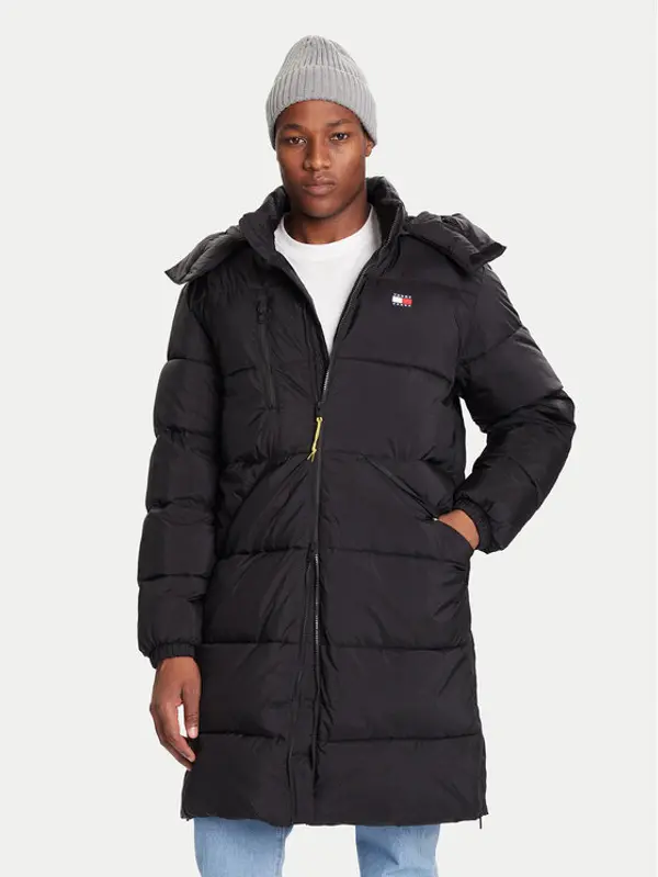 Tommy Jeans Tommy Jeans Zimska jakna DM0DM22256 Crna Regular Fit