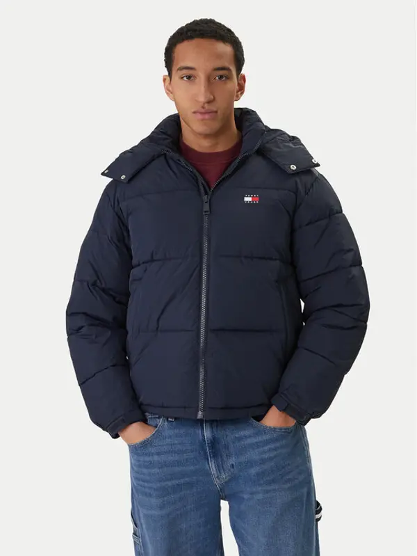 Tommy Jeans Tommy Jeans Zimska jakna DM0DM22730 Tamnoplava Regular Fit