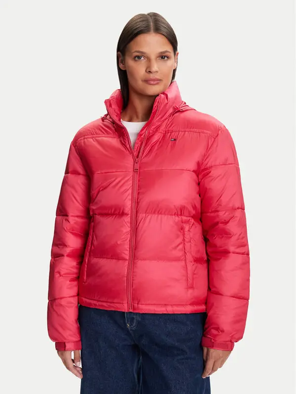 Tommy Jeans Tommy Jeans Zimska jakna DW0DW21619 Crvena Relaxed Fit