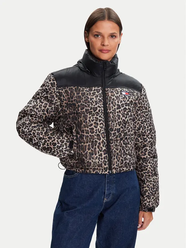 Tommy Jeans Tommy Jeans Zimska jakna DW0DW21967 Smeđa Relaxed Fit