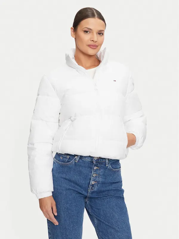 Tommy Jeans Tommy Jeans Zimska jakna Essential DW0DW18827 Bijela Regular Fit