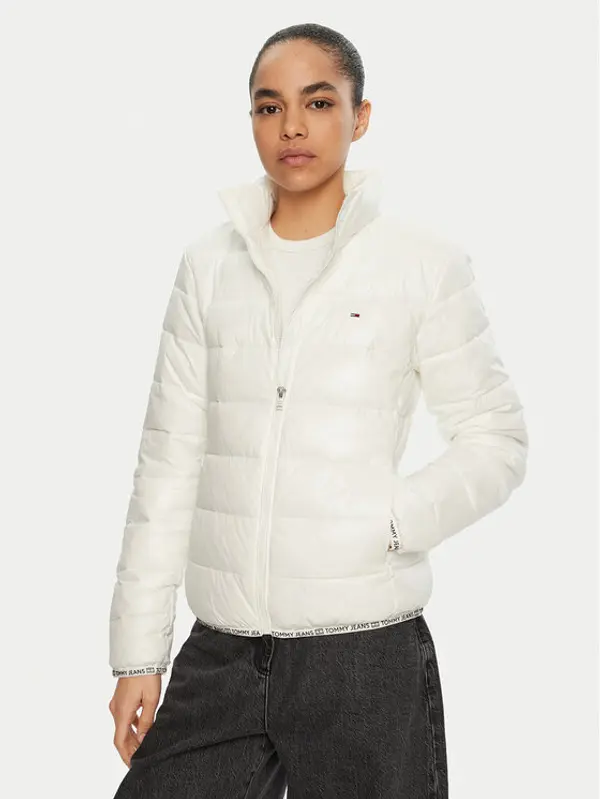 Tommy Jeans Tommy Jeans Zimska jakna Essential DW0DW19312 Écru Regular Fit