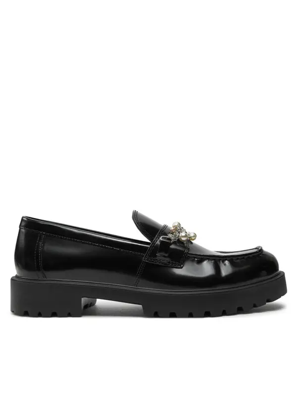 TORY BURCH Tory Burch Loaferice Embellished Classic Lug Loafer 165828 Crna