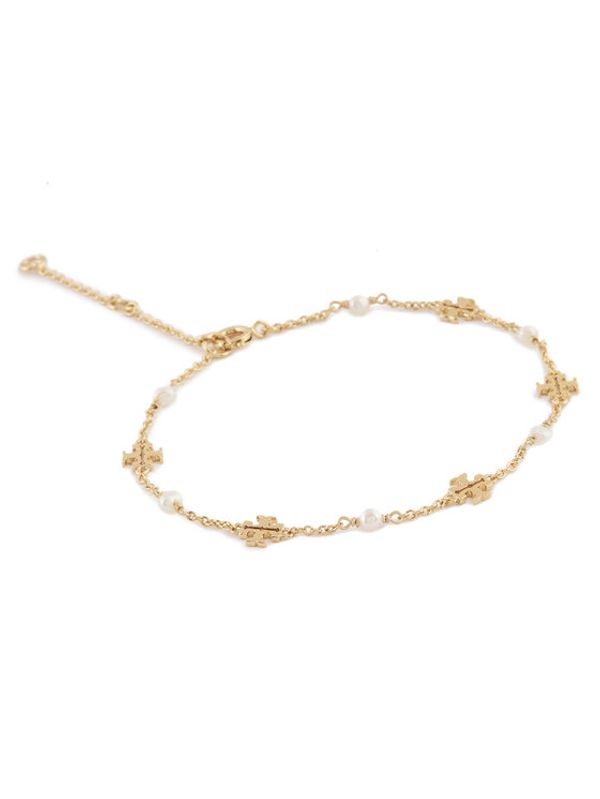 Tory Burch Tory Burch Narukvica Kira Pearl Delicate Chain 136788 Zlatna
