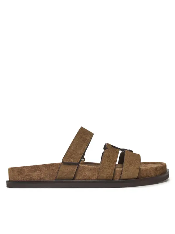 TORY BURCH Tory Burch Natikače Ines Sport Slide 163481 Smeđa