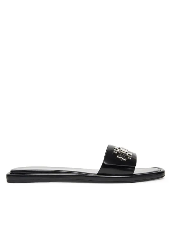 TORY BURCH Tory Burch Natikače T Lock Slide 164676 Crna