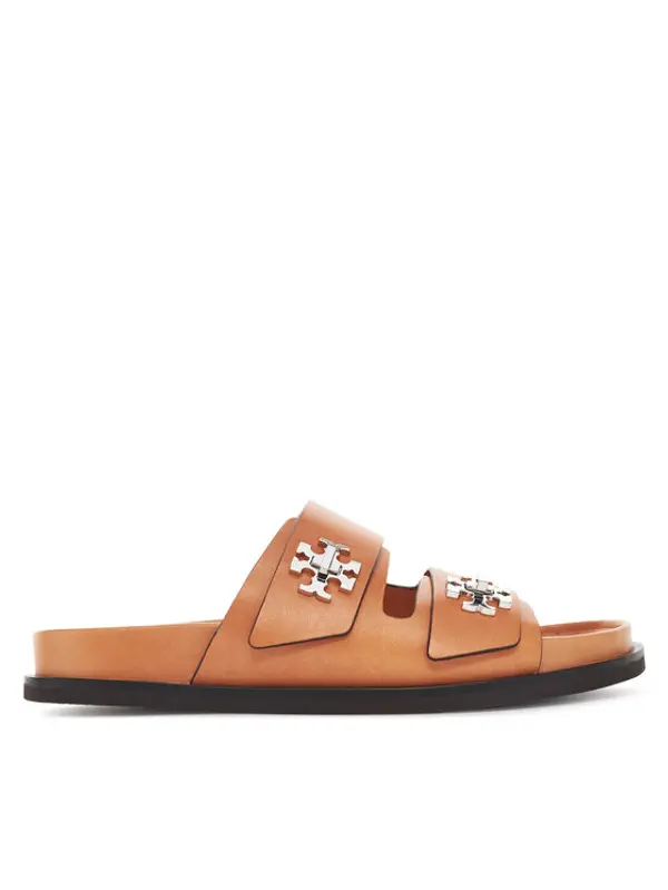 TORY BURCH Tory Burch Natikače T Lock Sport Slide 166905 Smeđa