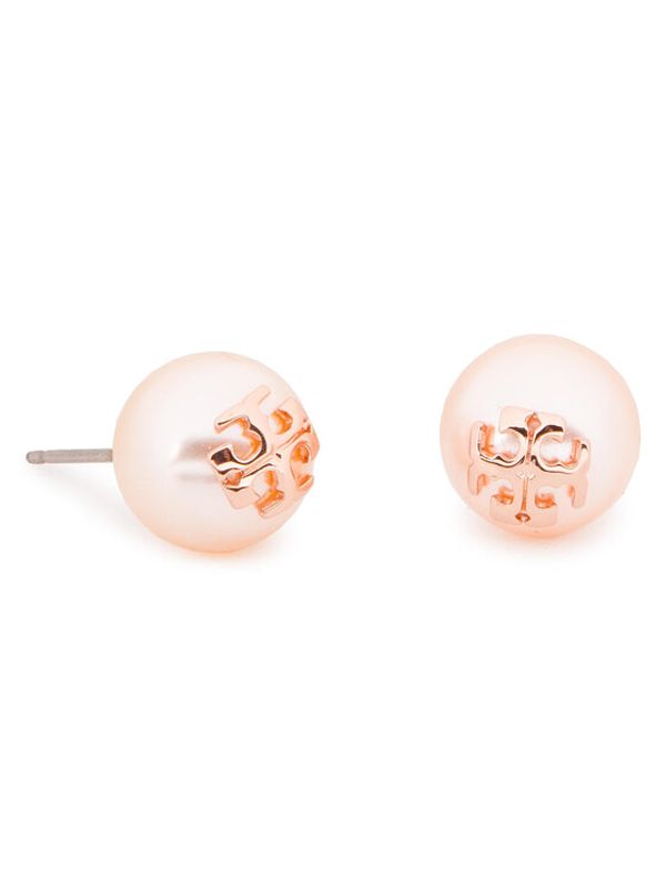 Tory Burch Tory Burch Naušnice Crystal Pearl Stud Earring 11165514 Zlatna