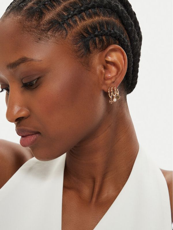 Tory Burch Tory Burch Naušnice Kira Mult Hoop 160169 Zlatna