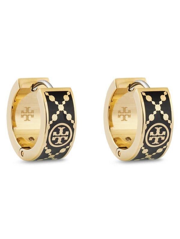 Tory Burch Tory Burch Naušnice Small T Monogram Hoop Earring 157223 Zlatna