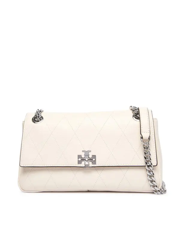TORY BURCH Tory Burch Torbica Charlie Quilted 185829 Krem