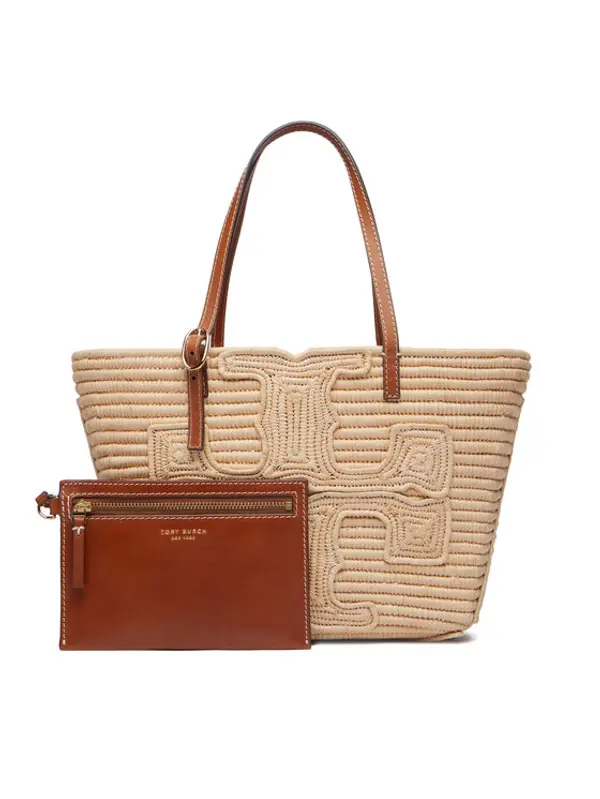 TORY BURCH Tory Burch Torbica Ella 183825 Svijetlo bež