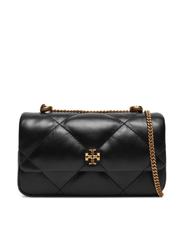 Tory Burch Tory Burch Torbica Mini Kira Diamond Quilt Flap Bag 154710 Crna
