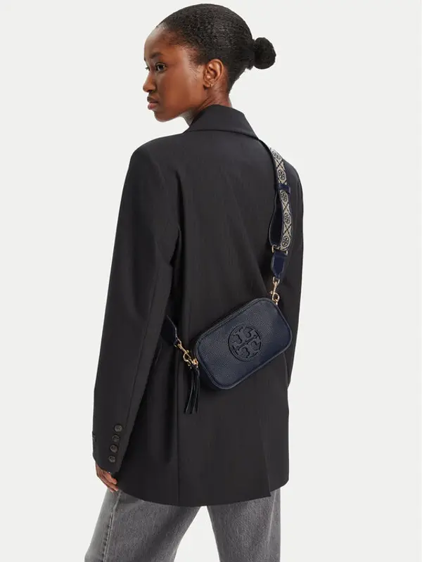 TORY BURCH Tory Burch Torbica Mini Miller Crossbody 171955 Tamnoplava