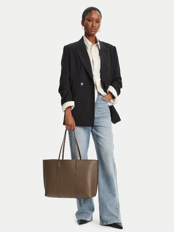 TORY BURCH Tory Burch Torbica Perry Tote 169476 Smeđa