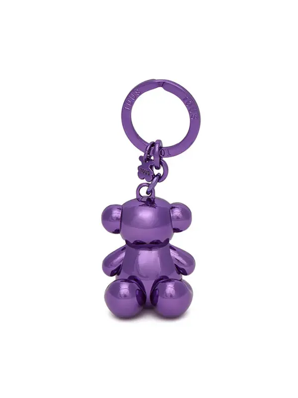 TOUS TOUS Privjesak LLAVERO METAL BOLD BEAR 2002040629 Ljubičasta