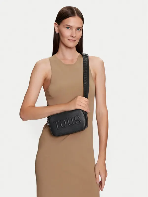 TOUS TOUS Torbica Bandolera Reporter T La Rue New 2001935351 Crna