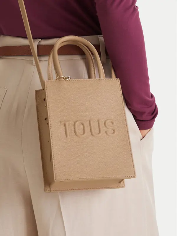 TOUS TOUS Torbica MINI BOLSO POP TOUS BRENDA 2002105943 Bež