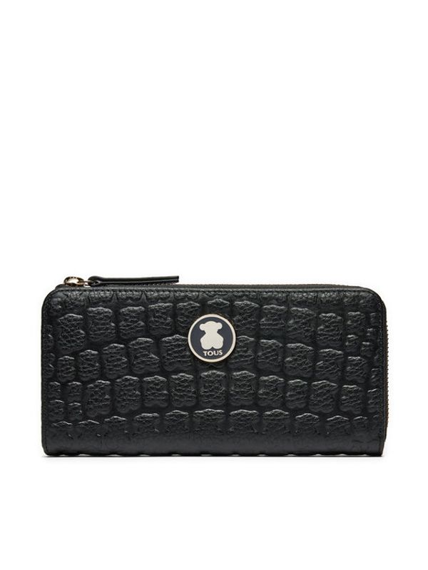TOUS TOUS Veliki ženski novčanik Kiara Sherton 2000986851 Crna