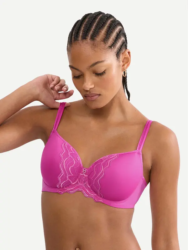 Triumph Triumph Grudnjak sa žicom Waves Of Glow 10227810 Tamno roza