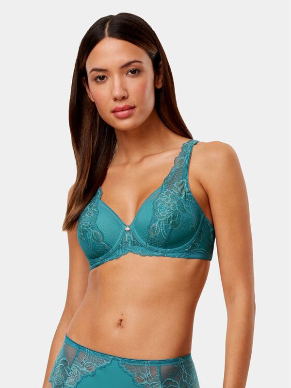 Triumph Triumph Grudnjak sa žicom Wild Peony Florale WP 10209627 Zelena