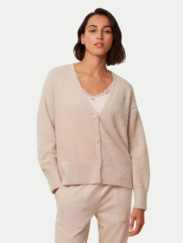 Triumph Triumph Kardigan Smart Thermal 10221469 Bež Regular Fit