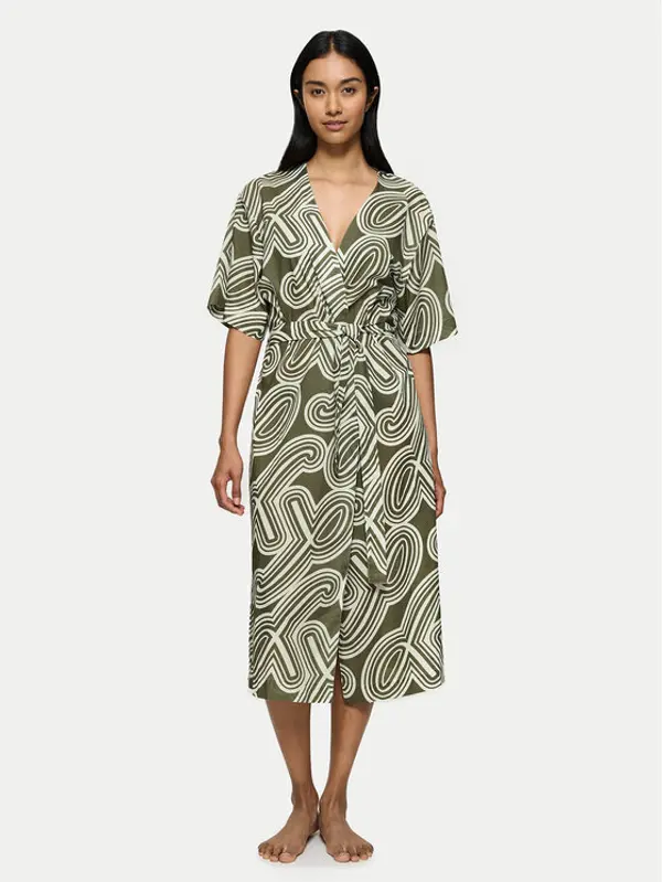 Triumph Triumph Kimono Beach MyWear 10222618 Zelena Relaxed Fit