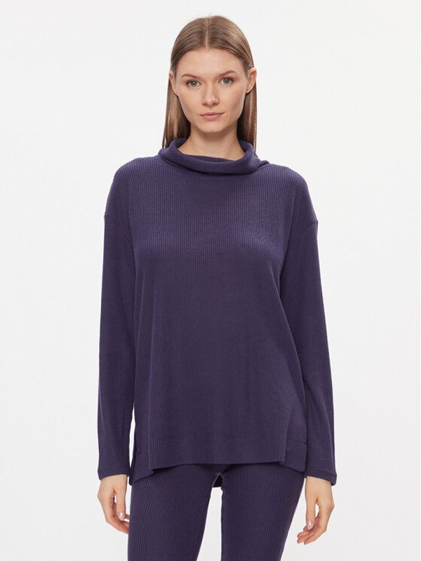 Triumph Triumph Majica dugih rukava Thermal MyWear Sweater 10216560 Tamnoplava Regular Fit