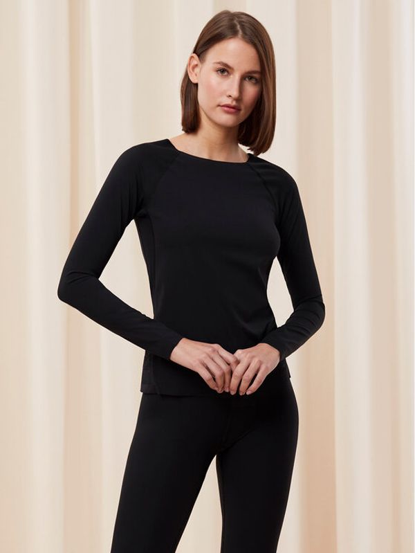 Triumph Triumph Majica Flex Smart Top LSL EX 01 10216446 Crna Slim Fit