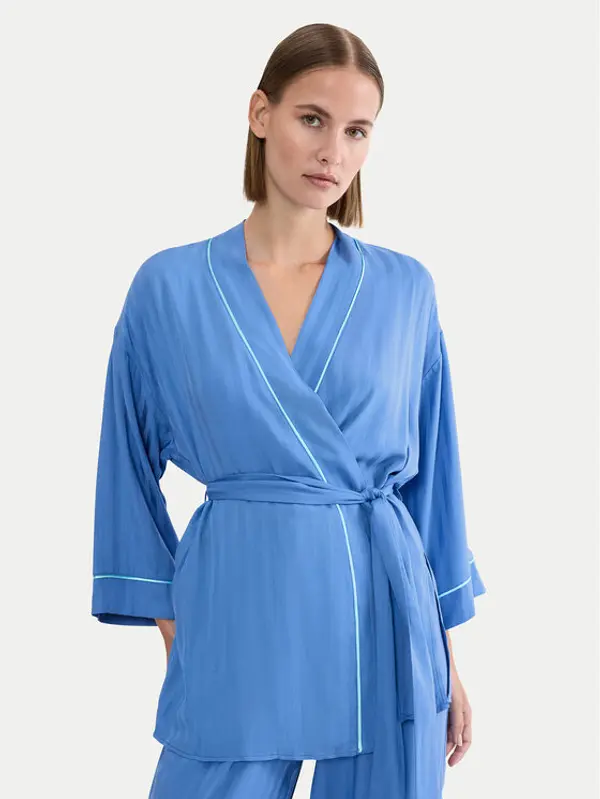 Triumph Triumph Ogrtač Amourette Jacquard 10227267 Plava