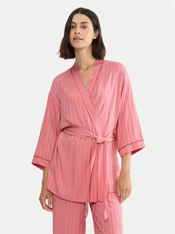 Triumph Triumph Ogrtač Amourette Jacquard 10227267 Ružičasta Relaxed Fit