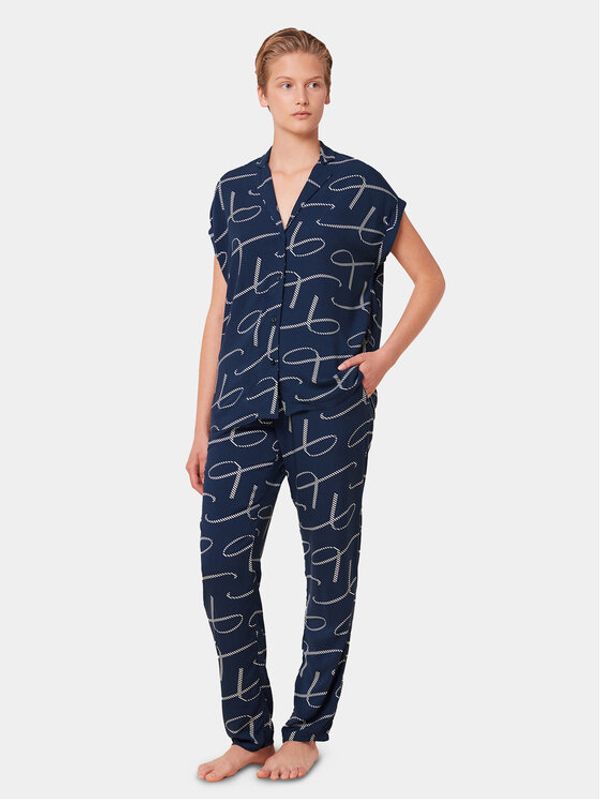 Triumph Triumph Pidžama Boyfriend 10218282 Tamnoplava Relaxed Fit