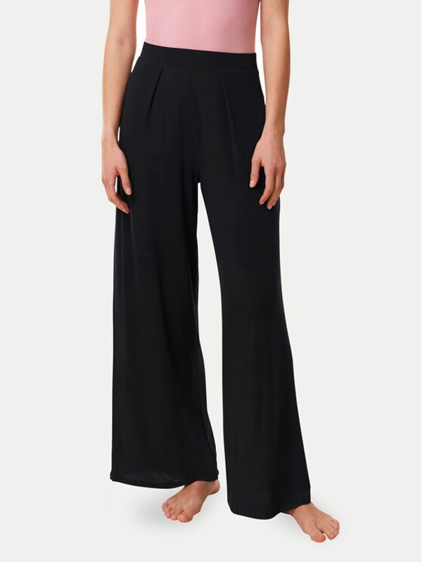 Triumph Triumph Pidžama hlače Aura Spotlight 10221403 Crna Relaxed Fit